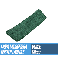 Mopa Microfibra Duster Lavable Verde 60cm